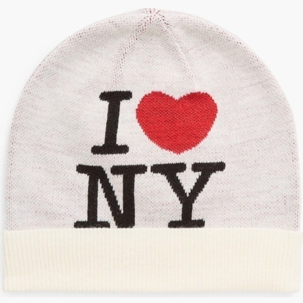 kate spade new york i heart new york beanie  FRENCH CREAM